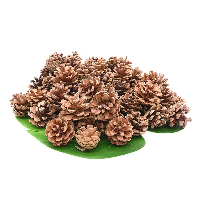 10Pcs Artificial Flowers Pineapple Grass Artificial Pine Nuts Cones for Wedding Christmas Tree Wreath DIY Scrapbooking Decor