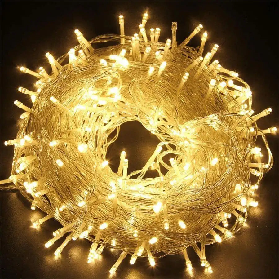 Novelty 600 Leds 100M Flasher String Lighting for Outdoor/ Indoor Wedding Party Christmas Tree Twinkle Fairy Decoration Lights