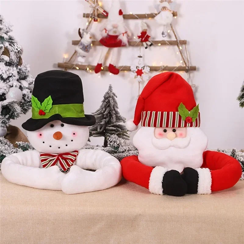 Christmas Tree Decorations, Santa Claus Snowman Christmas Tree Ornament New Year Decor, Xmas Home Hanging Atmosphere Decoration