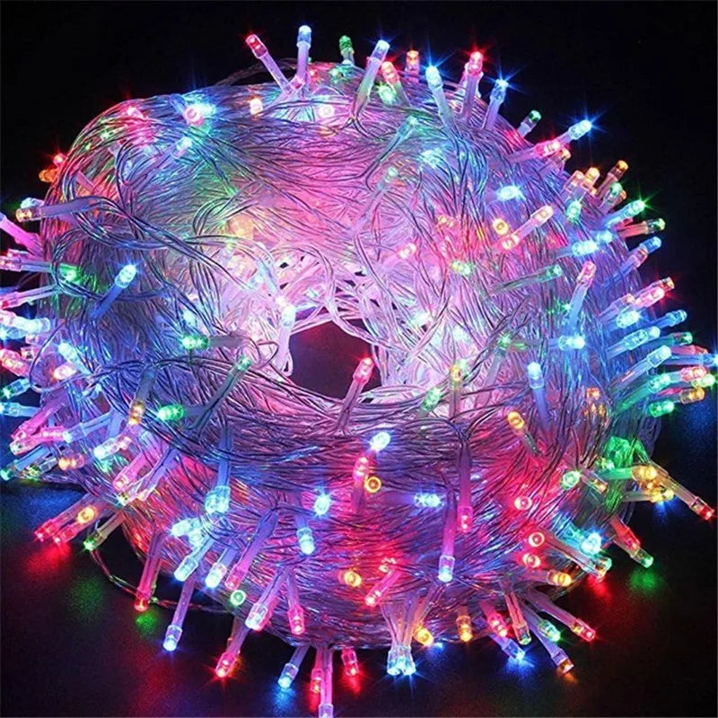 Novelty 600 Leds 100M Flasher String Lighting for Outdoor/ Indoor Wedding Party Christmas Tree Twinkle Fairy Decoration Lights