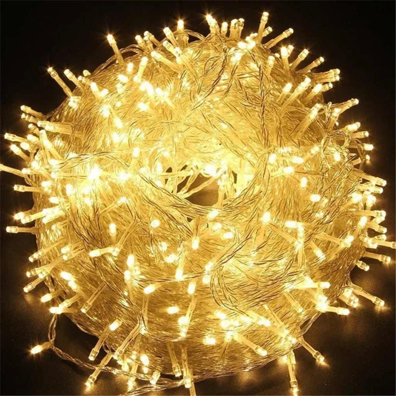 Novelty 600 Leds 100M Flasher String Lighting for Outdoor/ Indoor Wedding Party Christmas Tree Twinkle Fairy Decoration Lights