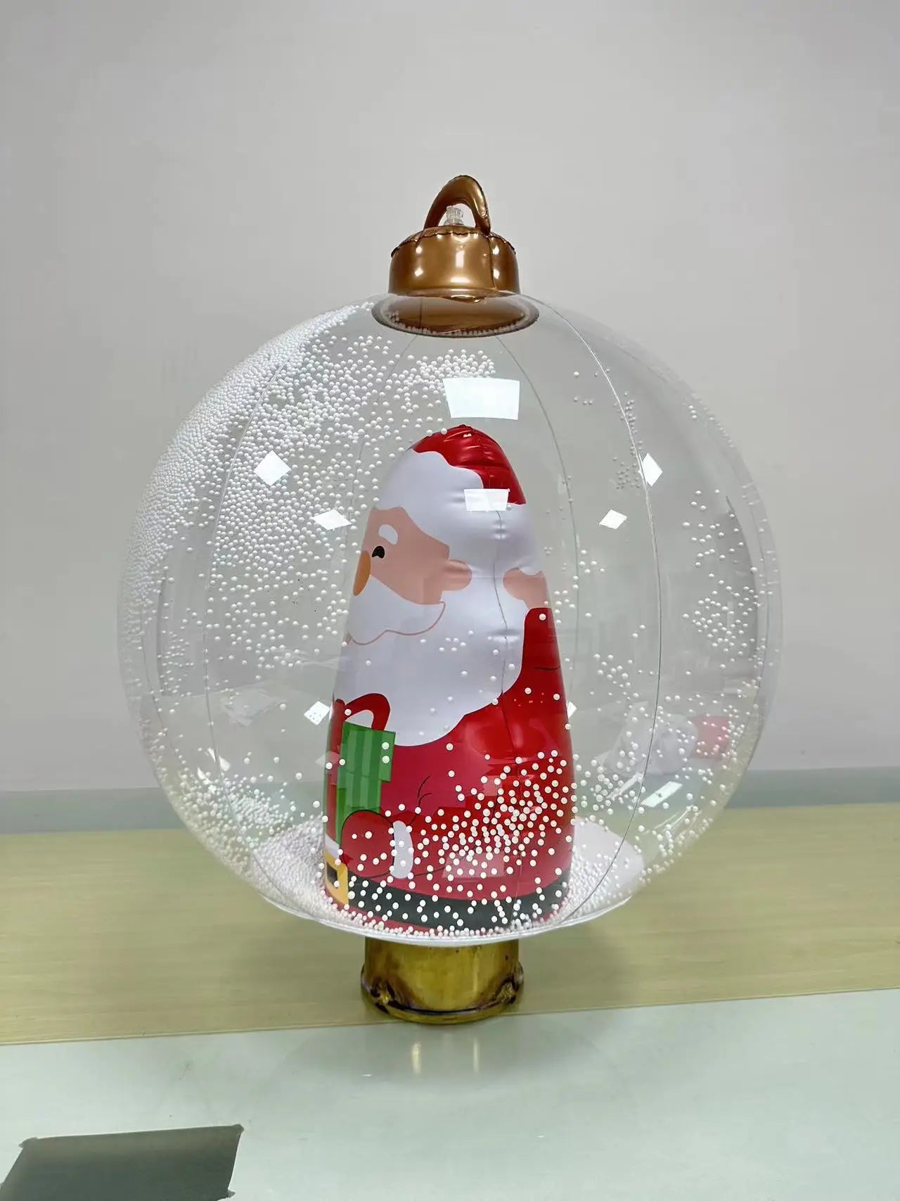 Outdoor Christmas Inflatable Decorated Ball 60Cm PVC Giant Big Large Balls Xmas Tree Decorations Toy Ball without Light Ornament