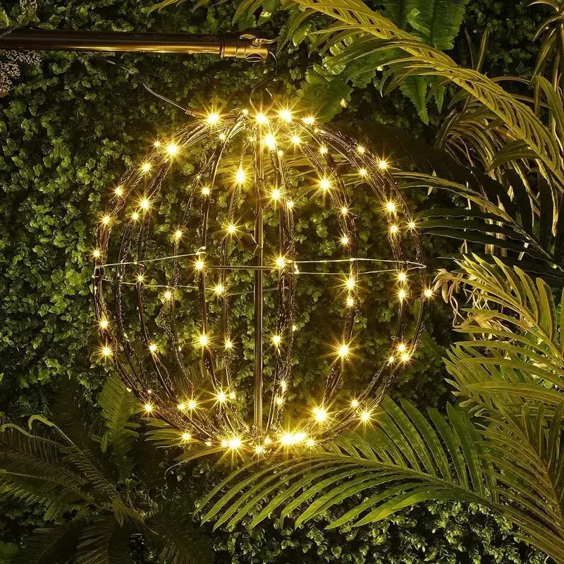 Sphere Lighted Display Christmas Decoration Glow Ball LED Lighting Frame Large Ball Lights Fairy Lights for Porch Patio Decor