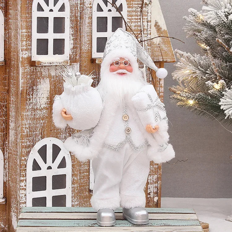 2023 Xmas Decor for Home Navidad Party Ornaments Christmas Ornaments Santa Claus Doll with Gift Bags