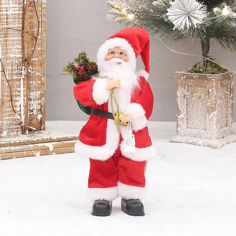 2023 Xmas Decor for Home Navidad Party Ornaments Christmas Ornaments Santa Claus Doll with Gift Bags